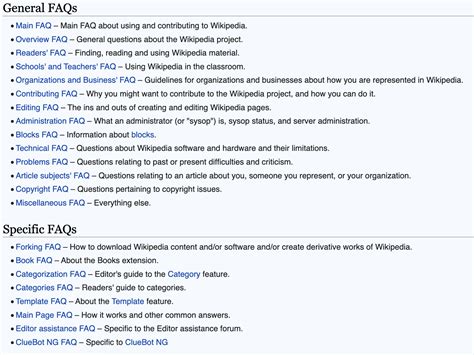 General FAQ .